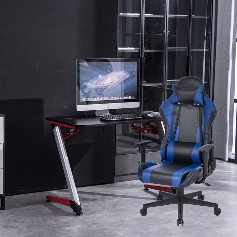 直接Eスポーツワーカー PVC革 レースゲーマー 高さ調整可能なゲームチェア