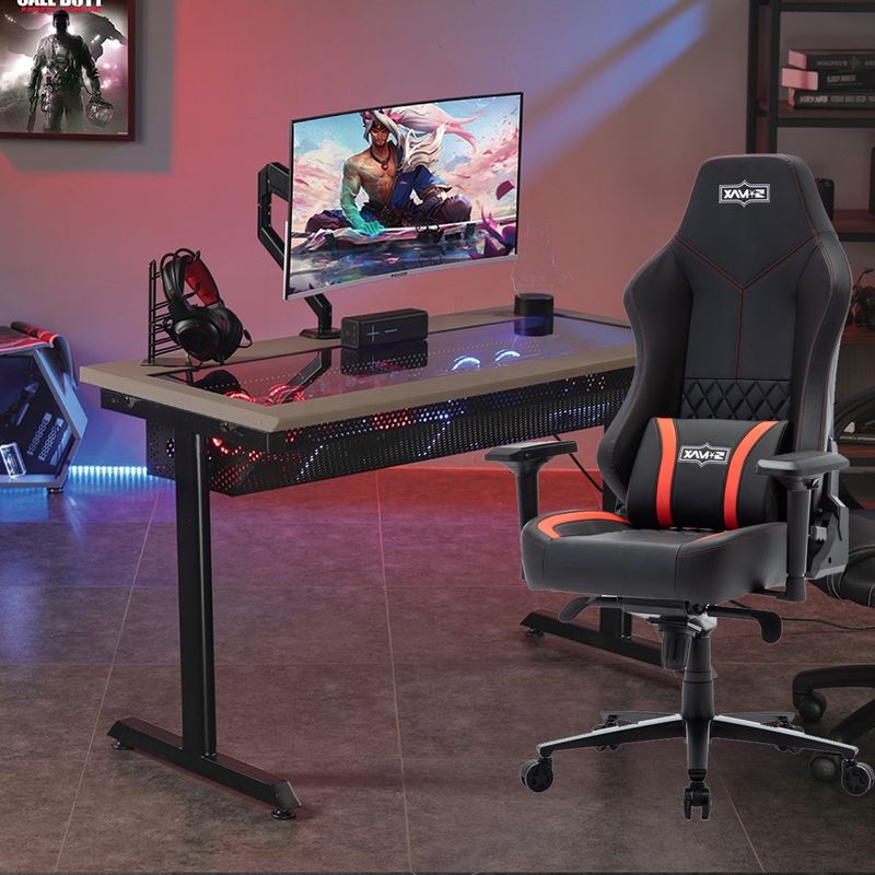 19 バターフライメカニズム エグゼクティブチェア Y-SEATER 625-BR PU レザー Eスポーツ ゲームチェア