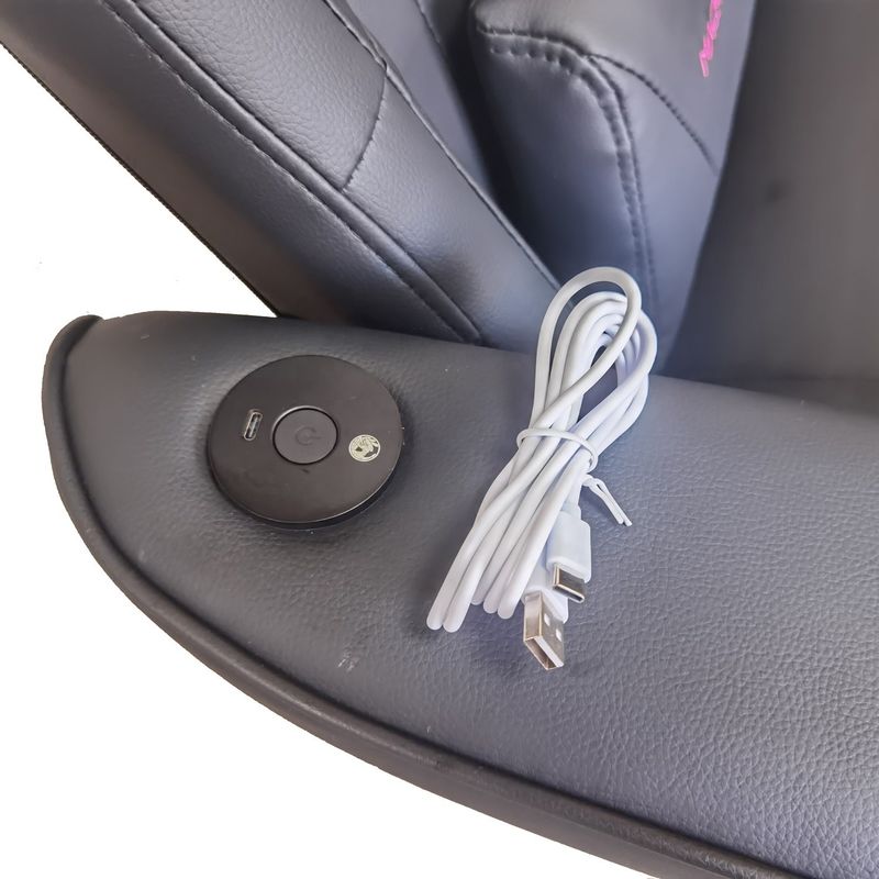 オフィスゲームチェア カップホルダーとBluetoothスピーカーでレーススタイルPU革